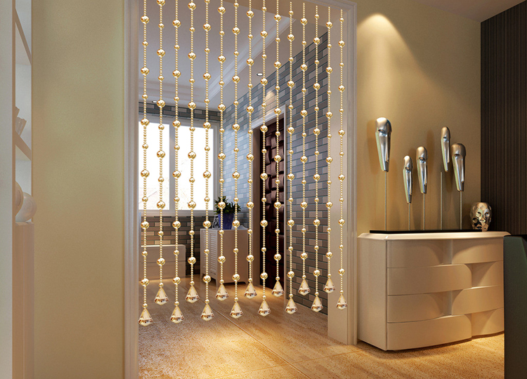 卓舰水晶成品珠帘门帘隔断玄关挂帘垂帘吊装饰家居鞋柜过道客厅卧室