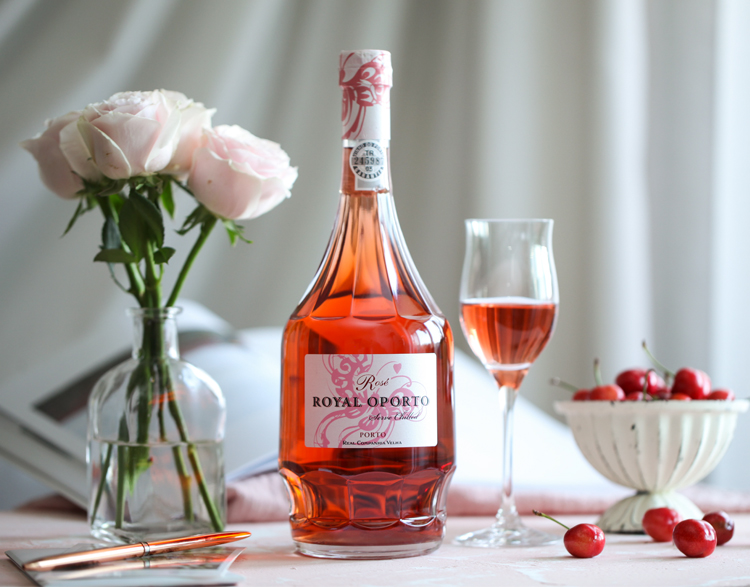 葡萄牙进口波尔图royal oporto桃红波特酒 女士晚安酒 高度甜酒葡萄酒