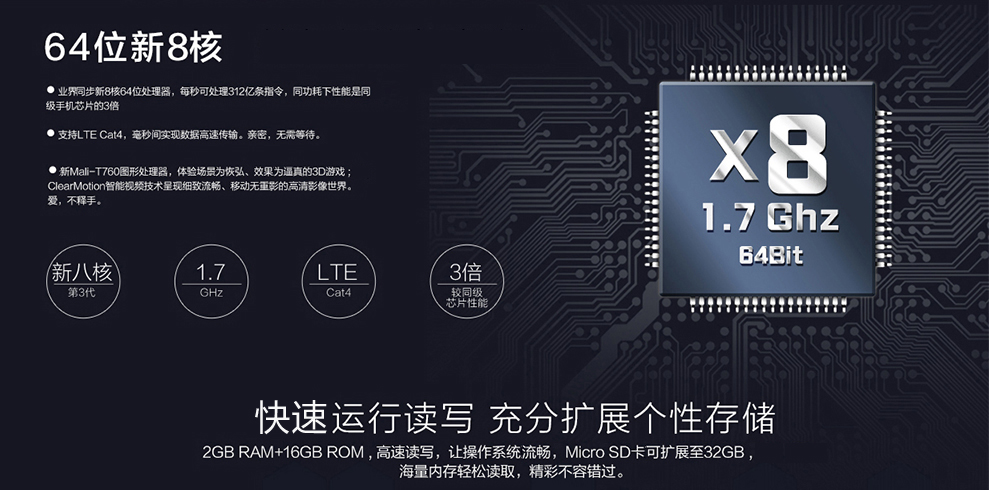 TCL 么么哒3N 双卡双待 M2M 移动4G版手机 香槟金