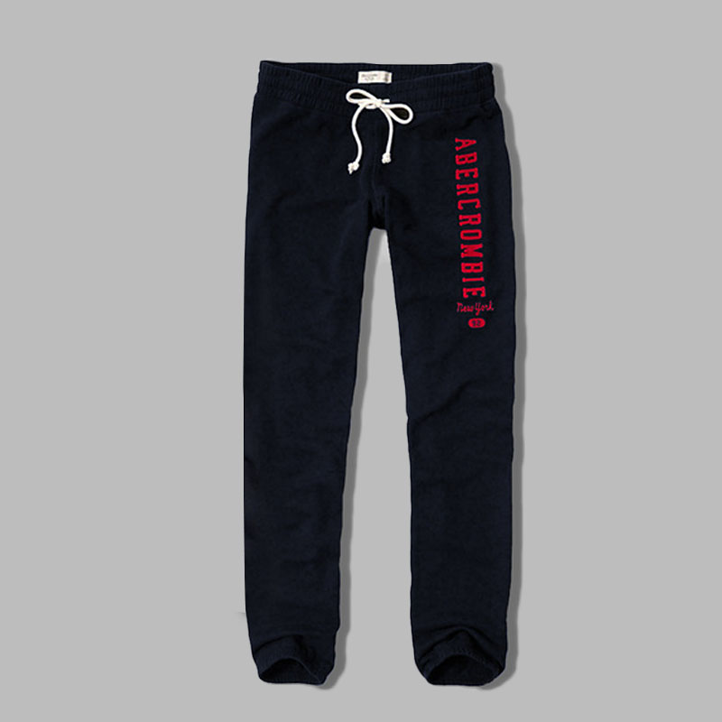 Abercrombie&Fitch 阿贝克隆比&费奇(A&F)打底裤女秋卫裤运动裤卫裤小脚 枣红色 L