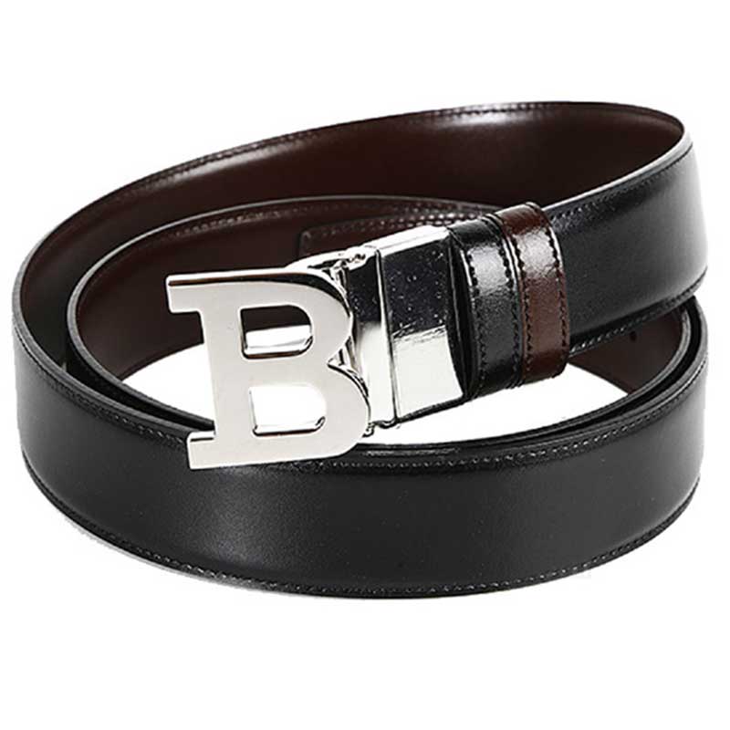 但由此造奢侈品 腰带 巴利(bally) 巴利(bally)男士logo真皮腰带男款