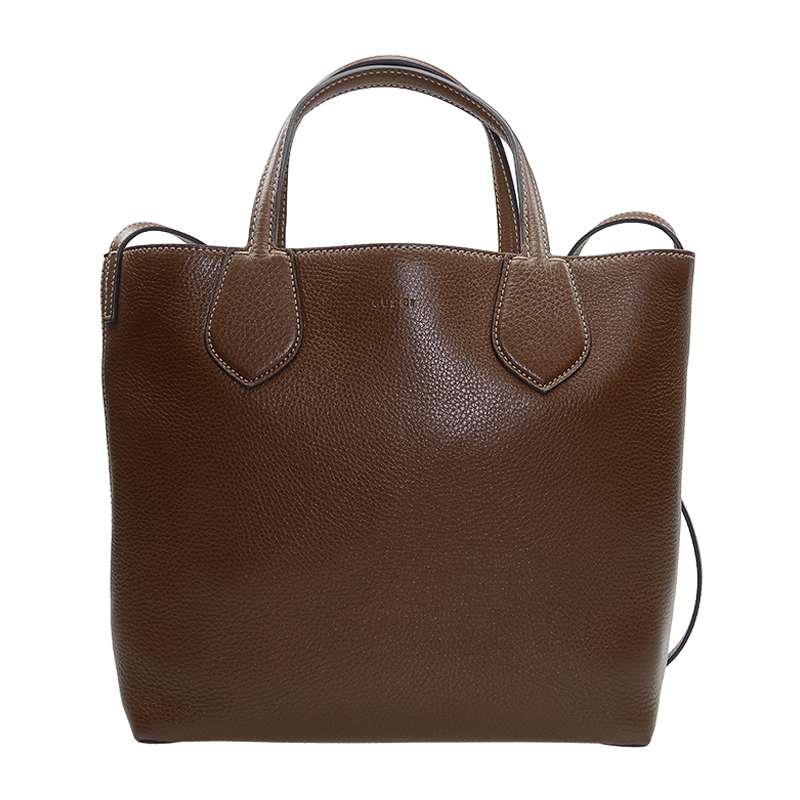 gucci/古驰 女士牛皮新款手提包单肩包370825咖啡色