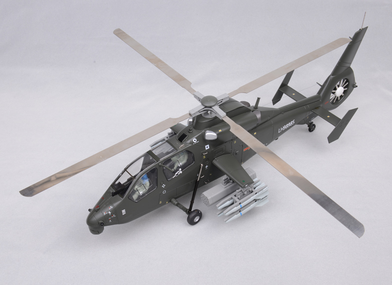 直19飞机模型直十九飞机直升机模型仿真合金金属阅兵模型128直19
