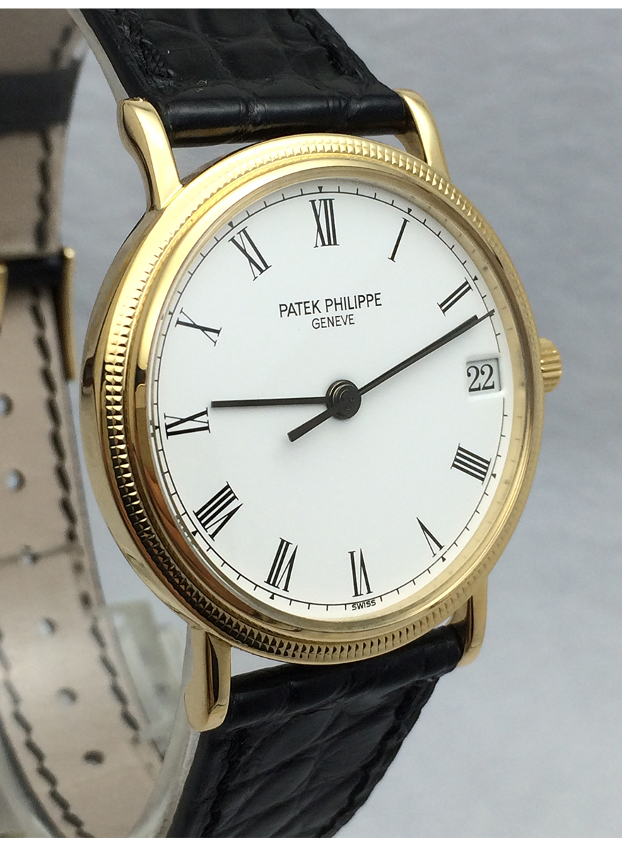 【95新】百达翡丽 18k黄金 自动机械中性表3802 s271