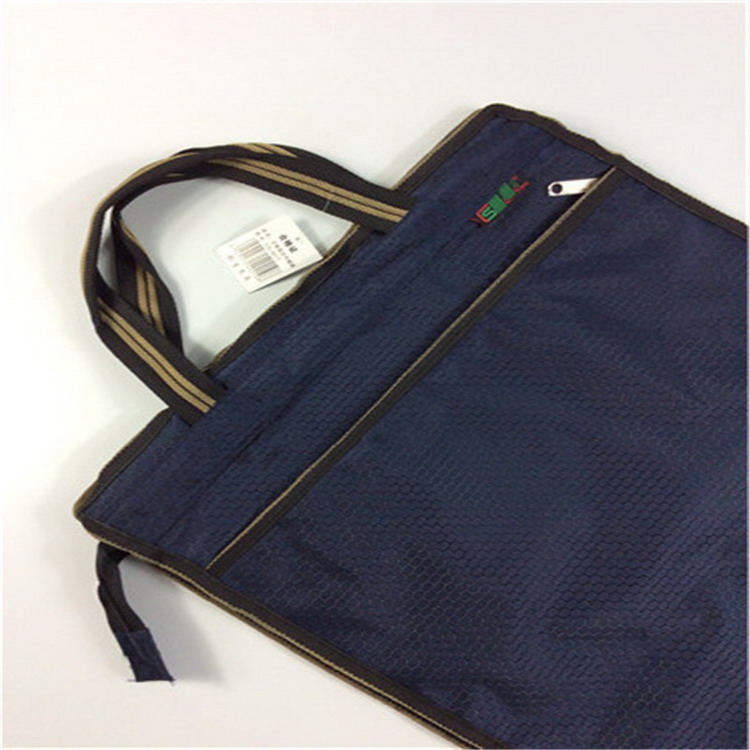 OZ 欧知哲 手提牛津布袋 文件包 档案袋 双层拉