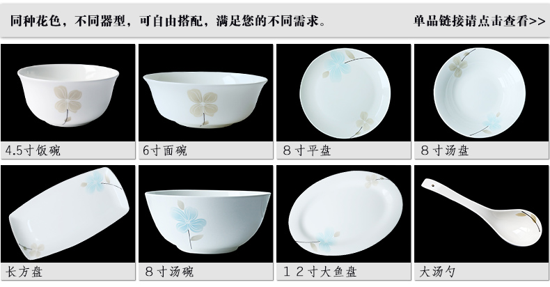 
                                                                                思佰得（Spaier） 思佰得 骨瓷餐具套装家用碗碟套装创意陶瓷碗具礼盒 结婚礼物 安然若素 16件                