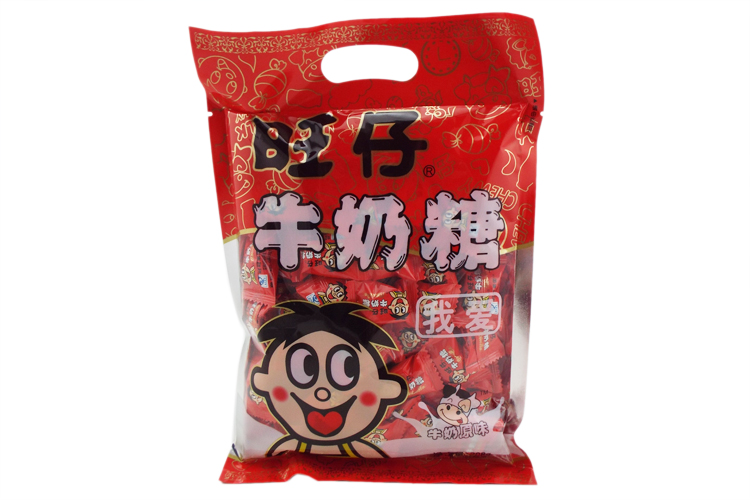 旺旺 旺仔牛奶糖 牛奶原味 208g 新年糖果 婚庆回礼喜糖休闲办公零嘴