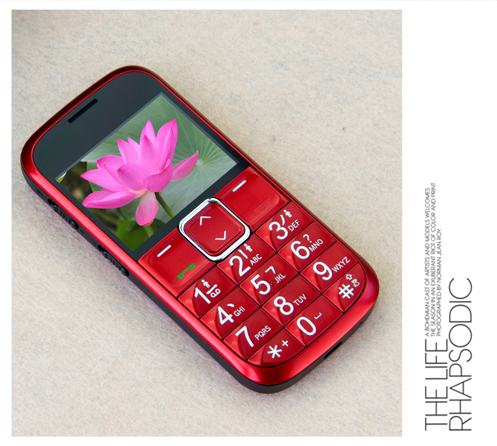 中兴（ZTE）L530G 移动/联通2G 老人手机 黑色