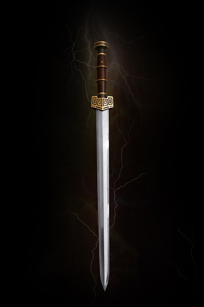 楚王剑西楚霸王项羽剑嵩山宝剑全手工制作宝刀龙泉刀剑汉剑创意礼品