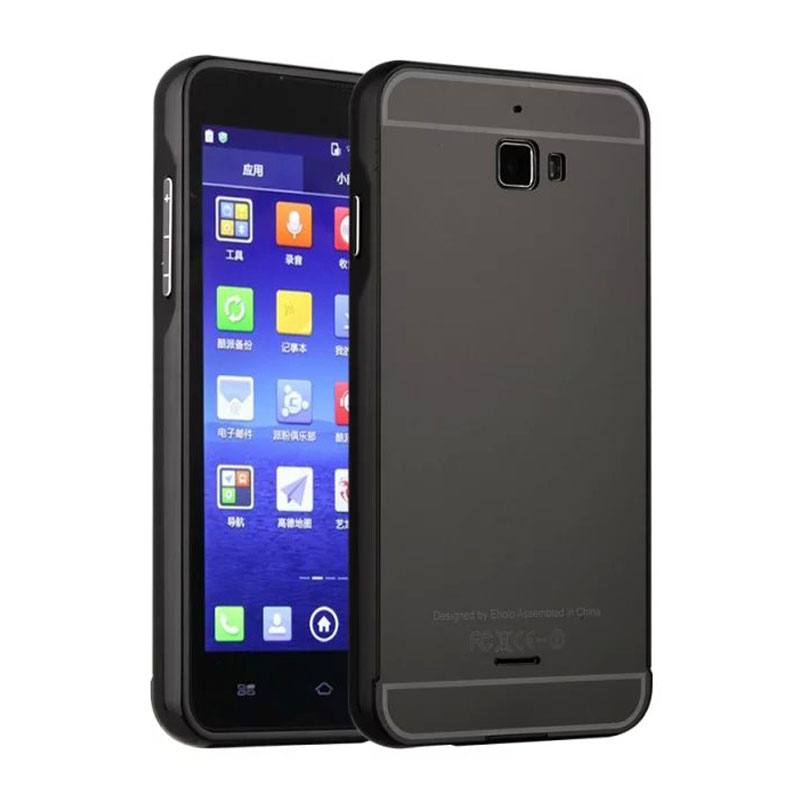 麦路 手机壳金属边框镜面后盖保护套 适用于酷派大神f1/8297 /f1 plus