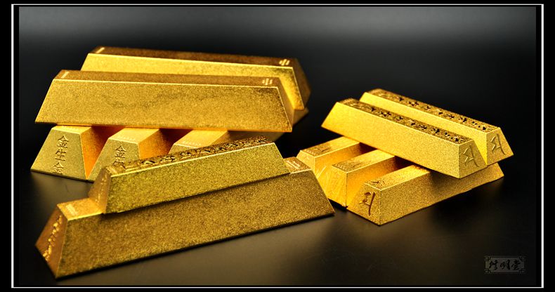 修明堂李居明金生金铜合金金条供大黑天财箱合金假金条金刚杵摩尼宝珠