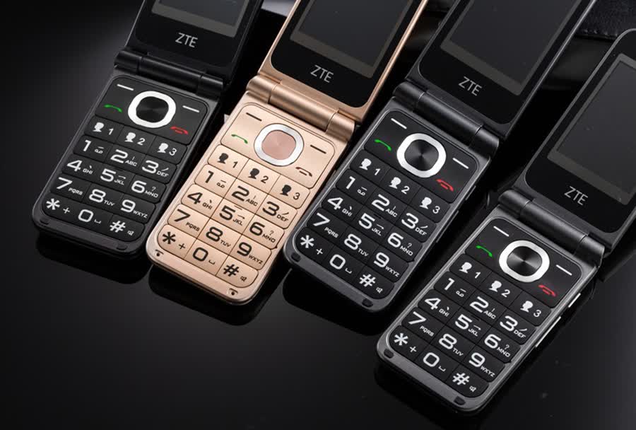 中兴(zte)v88 移动/联通2g 双卡双待 翻盖老人手机 红色