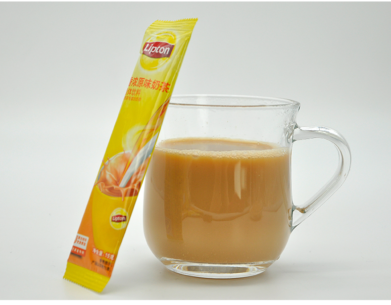 lipton/立顿速溶奶茶s50 三合一即溶原味奶茶粉香浓15g*50条 750g