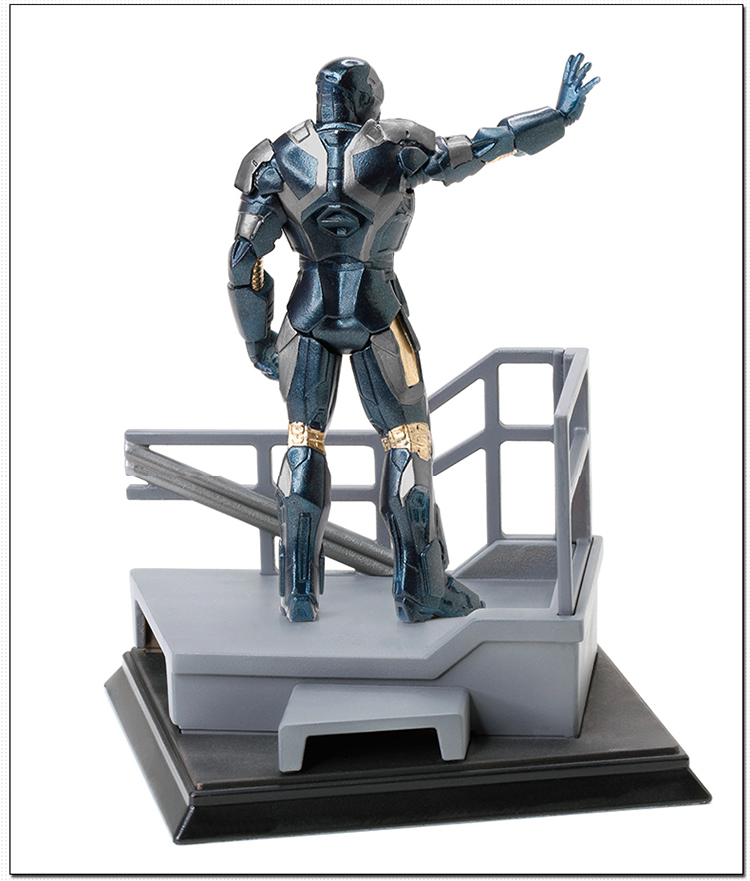 钢铁侠 3英寸超级英雄战地情景系列 mark 40 猎枪 人偶成品