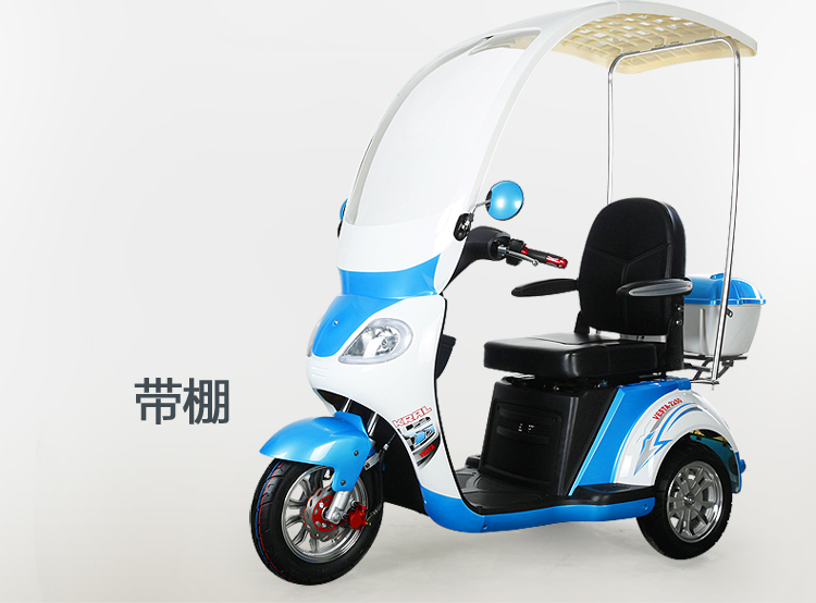 健步(vigorous) 美景豪华老年电动休闲三轮车残疾人代步车可选装mp3