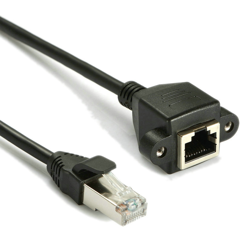 京像jichiarj45接口网线延长线监控电源一体线广告机信号加长连接线带