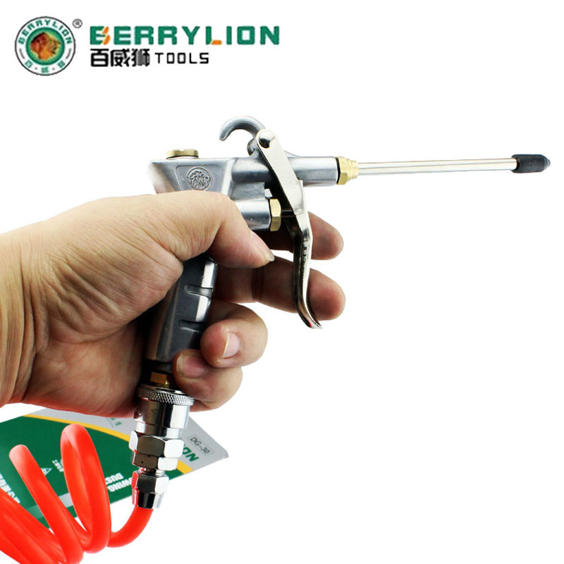 百威狮铜嘴吹尘枪加长嘴吹尘枪气动工具耐高压除尘枪空压机去灰尘弹簧