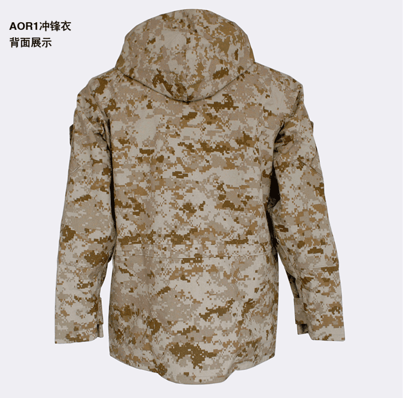 gtx gore-tex防水美军军版迷彩冲锋衣户外军迷战术服男外套 aor1 迷彩