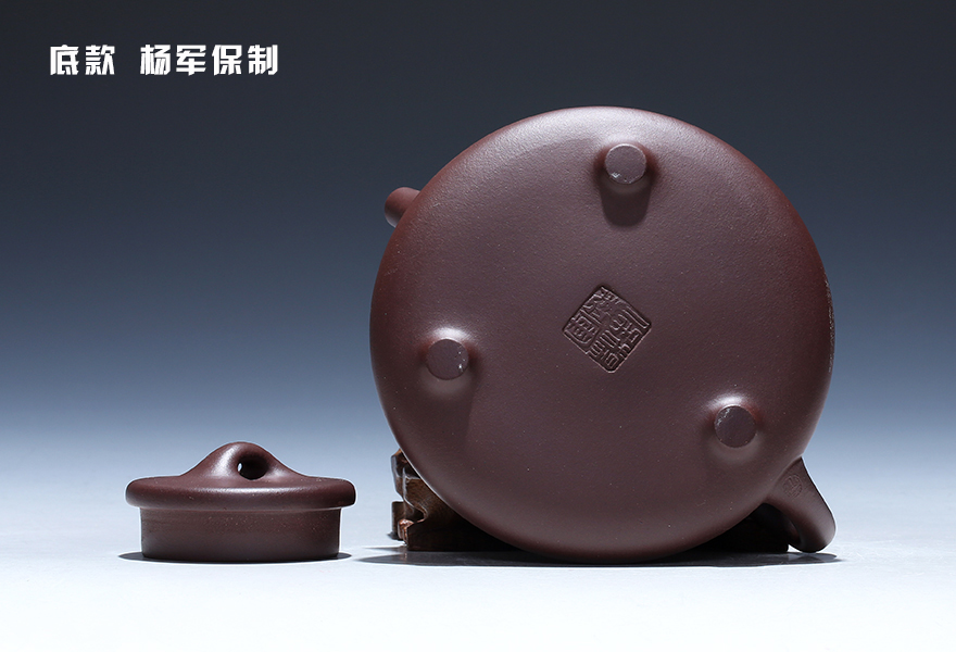 杨军保 工艺美术师 紫泥【石瓢】宜兴紫砂壶茶壶