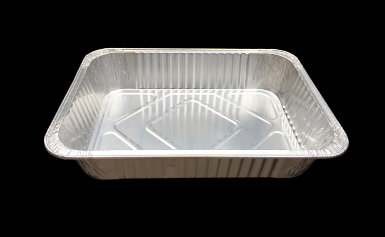 巴比客锡纸盒超大4900毫升一次性铝箔盒碗快餐打包盒长方形铝箔盒烤鱼