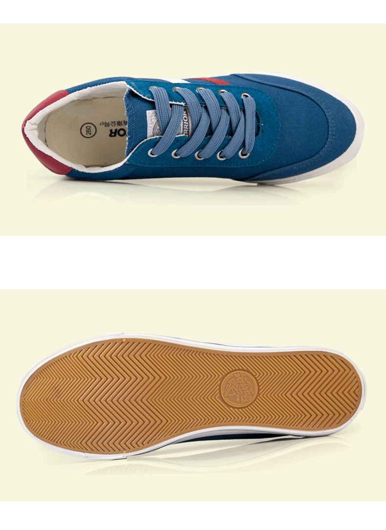 回力男鞋韩版低帮休闲鞋男士帆布鞋平底布鞋板鞋 清仓特价 深蓝色672
