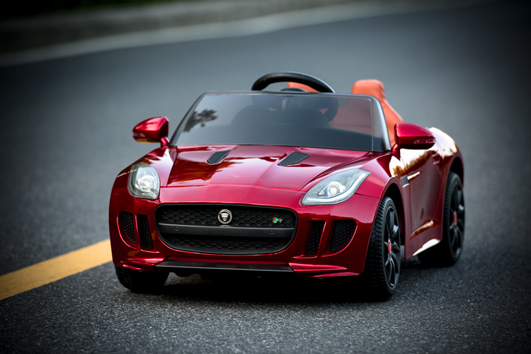 栋马 捷豹 儿童电动车童车小孩宝宝好可坐人带遥控四轮双驱电动玩具