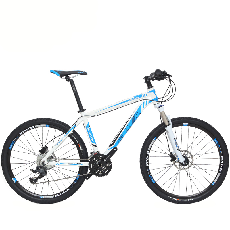 sava萨瓦新款m1铝合金27速山地车 双碟刹自行车黑橙色 企业顾客采购