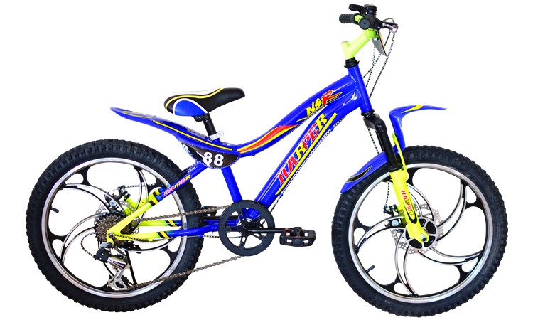 harper儿童山地车20寸变速自行车 7到12岁小孩大童骑行 绿色_ 7折现价