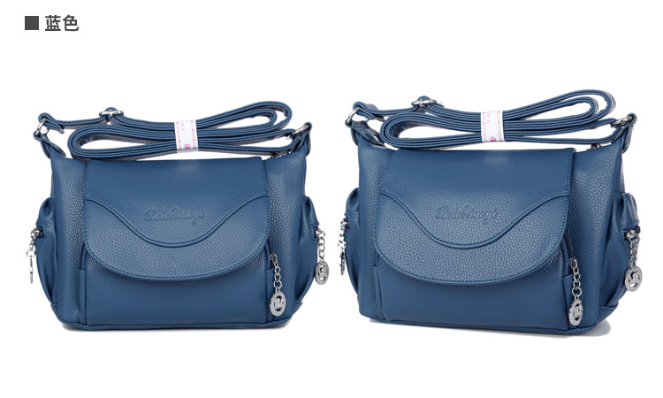 保罗乔伊时尚女包 中年女包妈妈包单肩包女士包包 新款斜跨女包 中