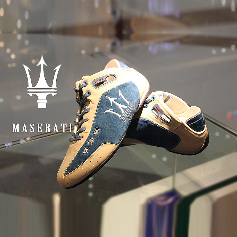 专柜微瑕正品鞋子Ⅰ maserati 玛莎拉蒂意大利男鞋 经典驾车鞋 d款