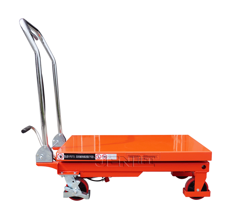 诺力(noblift)手动液压平台车电动液压升降模具推车平台拖车手推车