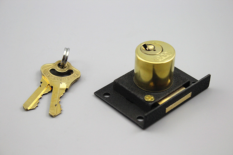 汇乐斯抽屉锁老式抽屉锁办公桌文件柜锁家具衣柜柜门柜子锁808小芯