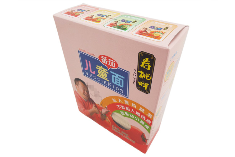 寿桃牌 儿童面 四个味可选 260g盒装 非油炸宝宝幼面 颗粒挂面 煮食面
