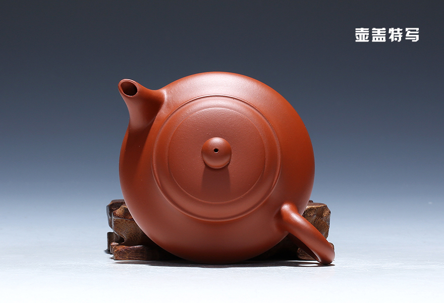 王正国 实力派民间老艺人 朱泥【小水扁】宜兴紫砂壶茶壶