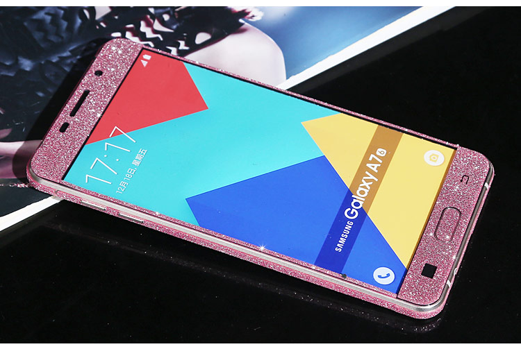 埃菲凡 新款全身彩色闪粉闪钻手机贴纸贴膜彩膜 适用于三星a5100/08