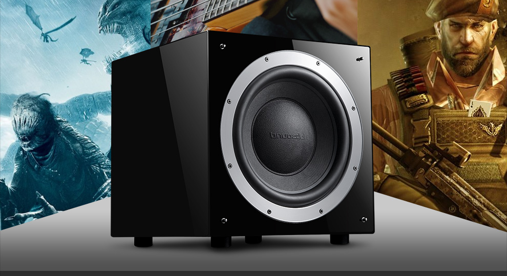 诺普声(nobsound) sw-500家庭影院10寸有源重8吋低音炮音箱超重低音