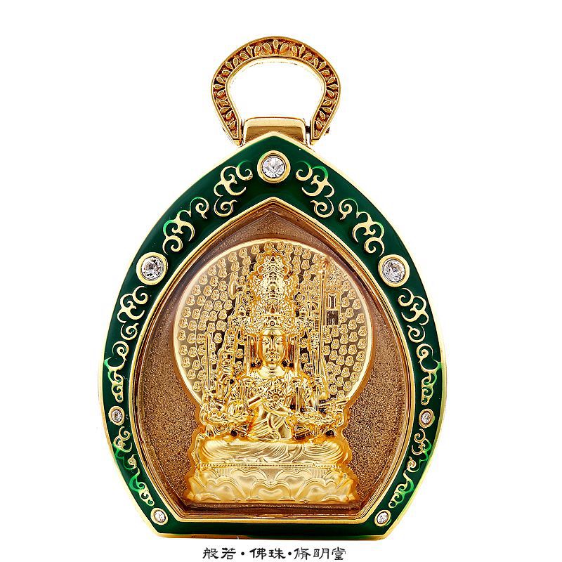 修明堂密宗密教大随求菩萨佛牌吊坠与愿金刚东密大随求男女款吊坠项链