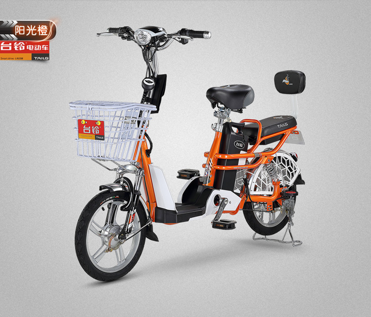 台铃(tailg) 电动自行车 48v锂电16寸助力车 tdr171z小清铃紫红