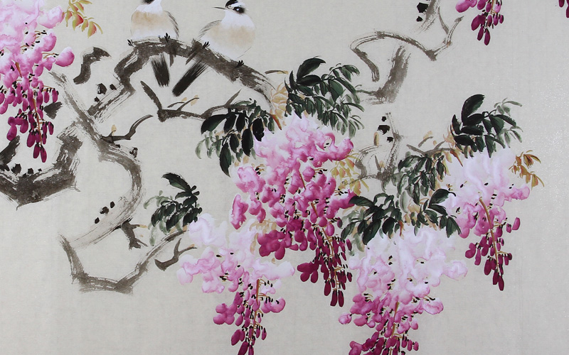 郑微瑛《紫玉飘香》