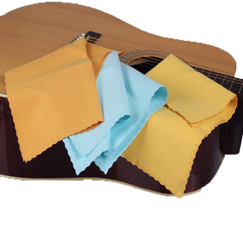 赠品高级吉他擦琴布 乐器专用清洁保护品 乐器抛光布 套装一随机
