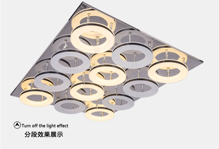 
                                        首度吸顶灯 led灯 客厅灯餐厅灯现代简约灯具客厅 浮生若梦 浮生若梦4头 32w 暖黄光                