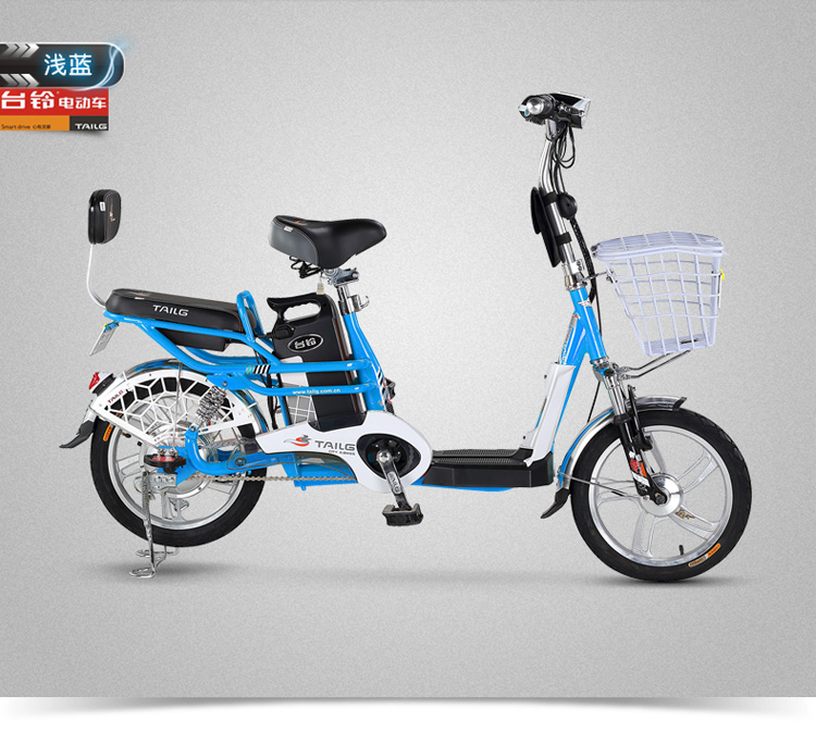 台铃(tailg) 电动自行车 48v锂电16寸助力车 tdr171z小清铃紫红