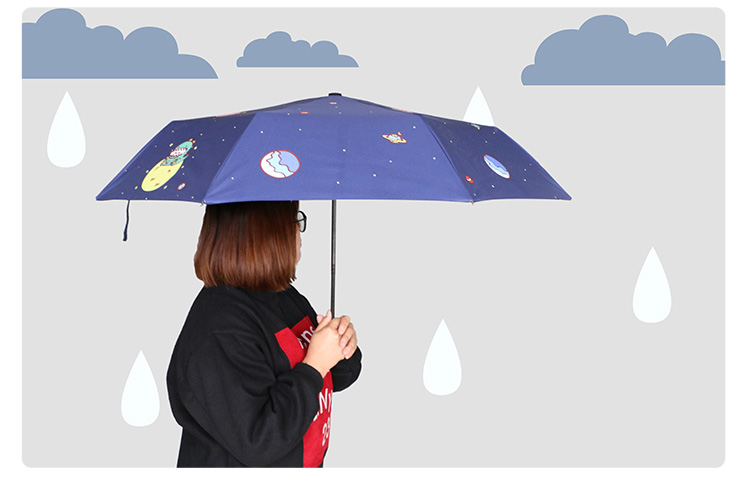 长草颜团子 星球系列雨伞遮阳伞 折叠伞动漫周边 晴雨两用