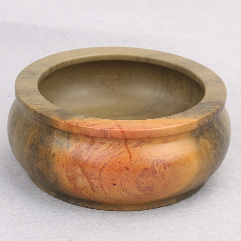 端砚笔洗《传承衣钵》绿端