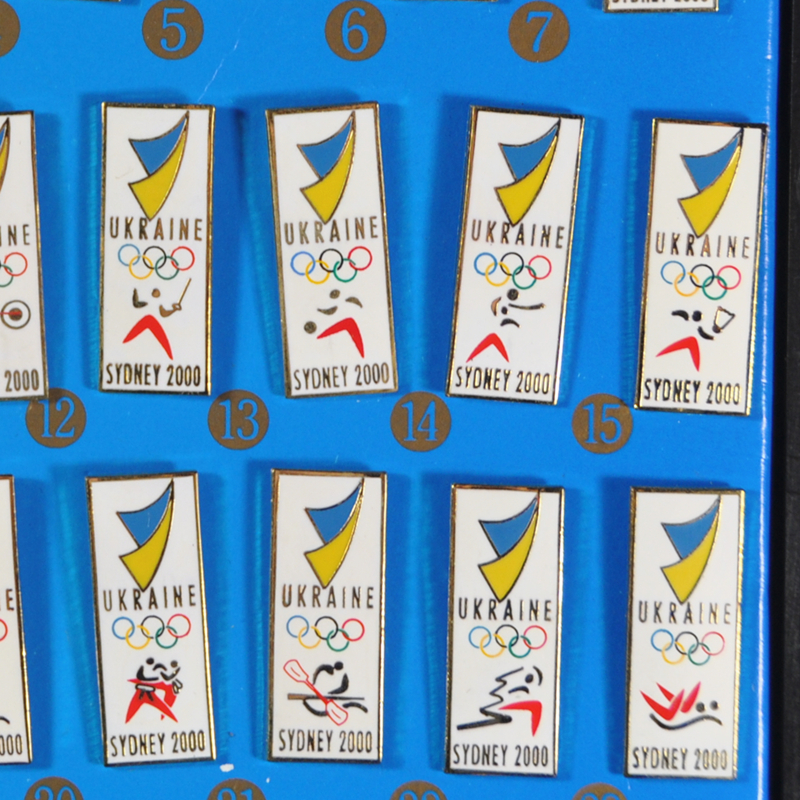 2000年悉尼奥运会乌克兰noc徽章一套