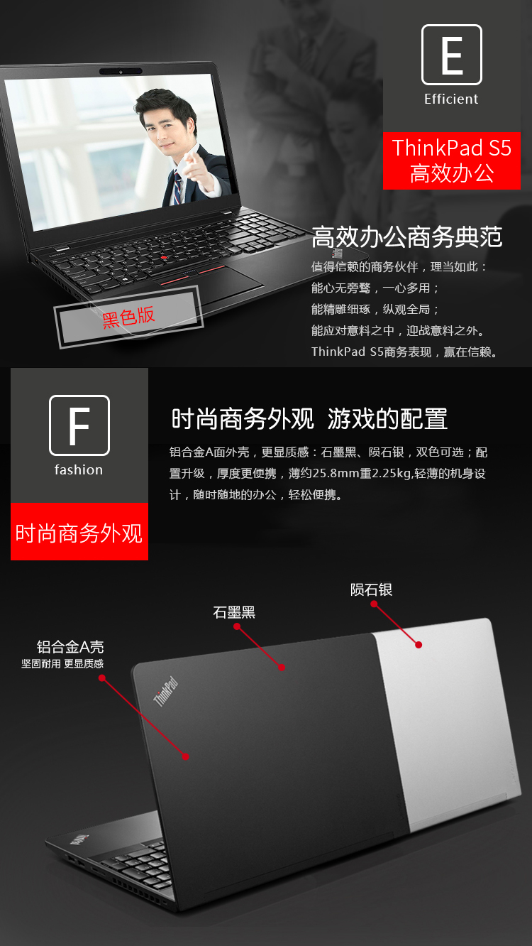 联想(thinkpad)s5系列15.