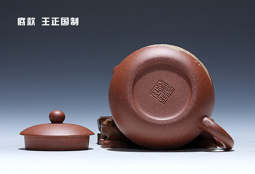 王正国 实力派民间老艺人 降坡泥【泥绘西施】宜兴紫砂壶茶壶