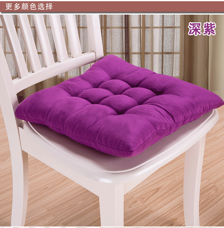 华庭丽娜抱枕靠垫坐垫餐椅垫 深蓝 40cm*40cm