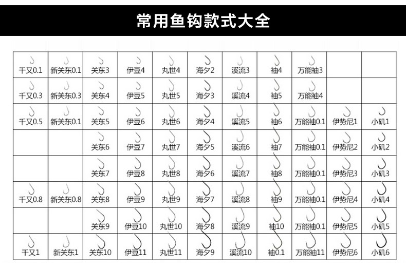 致尊坊(zukibo) 丸世鱼钩散装日本进口长柄有倒刺 10号(20枚入)