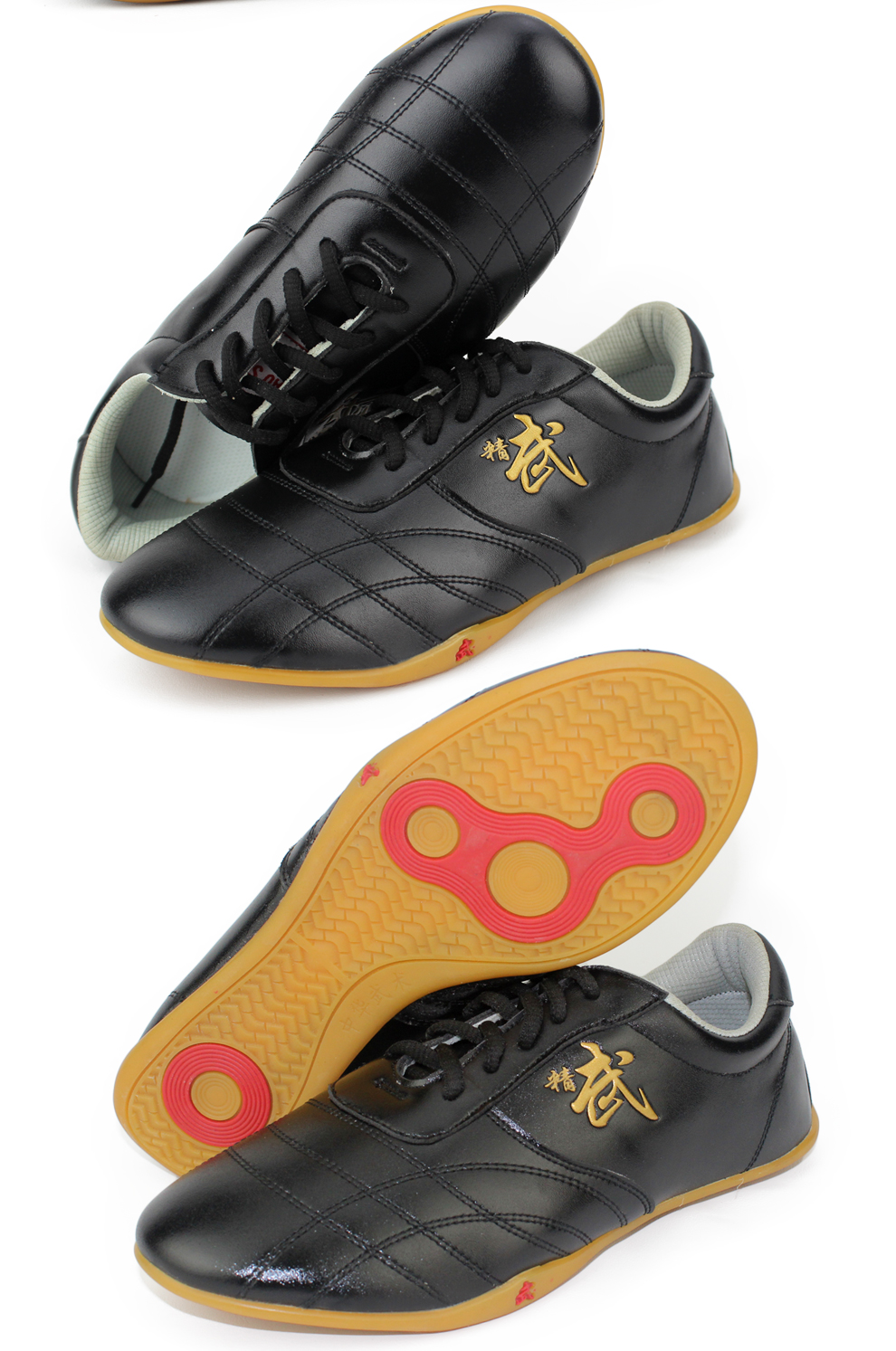 乔尚专用武术鞋牛筋底薄底太极鞋儿童竞技比赛表演练功功夫鞋男女同款